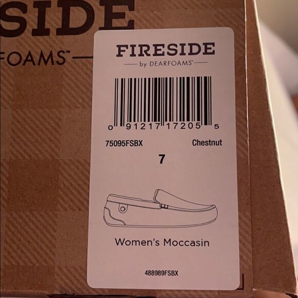 New in box Fireside By Dearfoams Mel chestnut - Picture 6 of 6